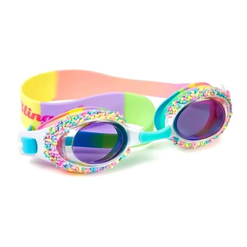 Bling 2O Girls Swim Goggles for Kids –Whoopie Pie Design, Anti-Fog UV Protection Lenses, Adjustable Strap, Leakproof Comfortable Fit for Pool, Beach, Swim Lessons & Vacation, Ages 3+ - Image 1