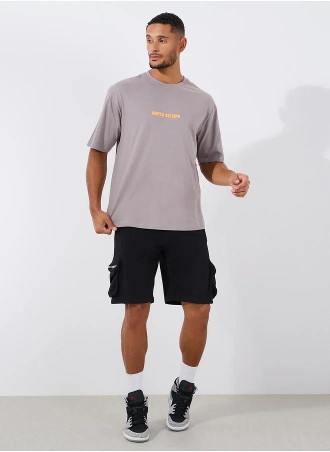 Styli Styli Premium Heavy Weight Graphic Puff Print Oversized T-Shirt