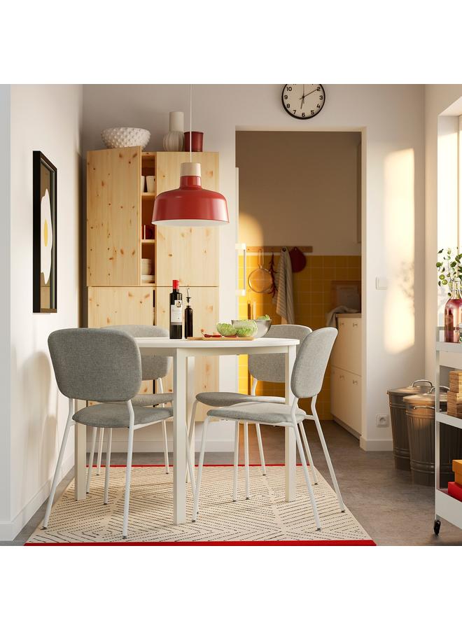 Zaboon Chair, White/Tibbleby Beige-Grey - Image 3