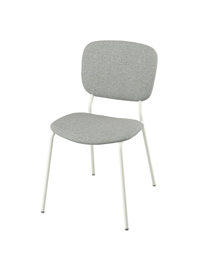 Zaboon Chair, White/Tibbleby Beige-Grey - Image 1