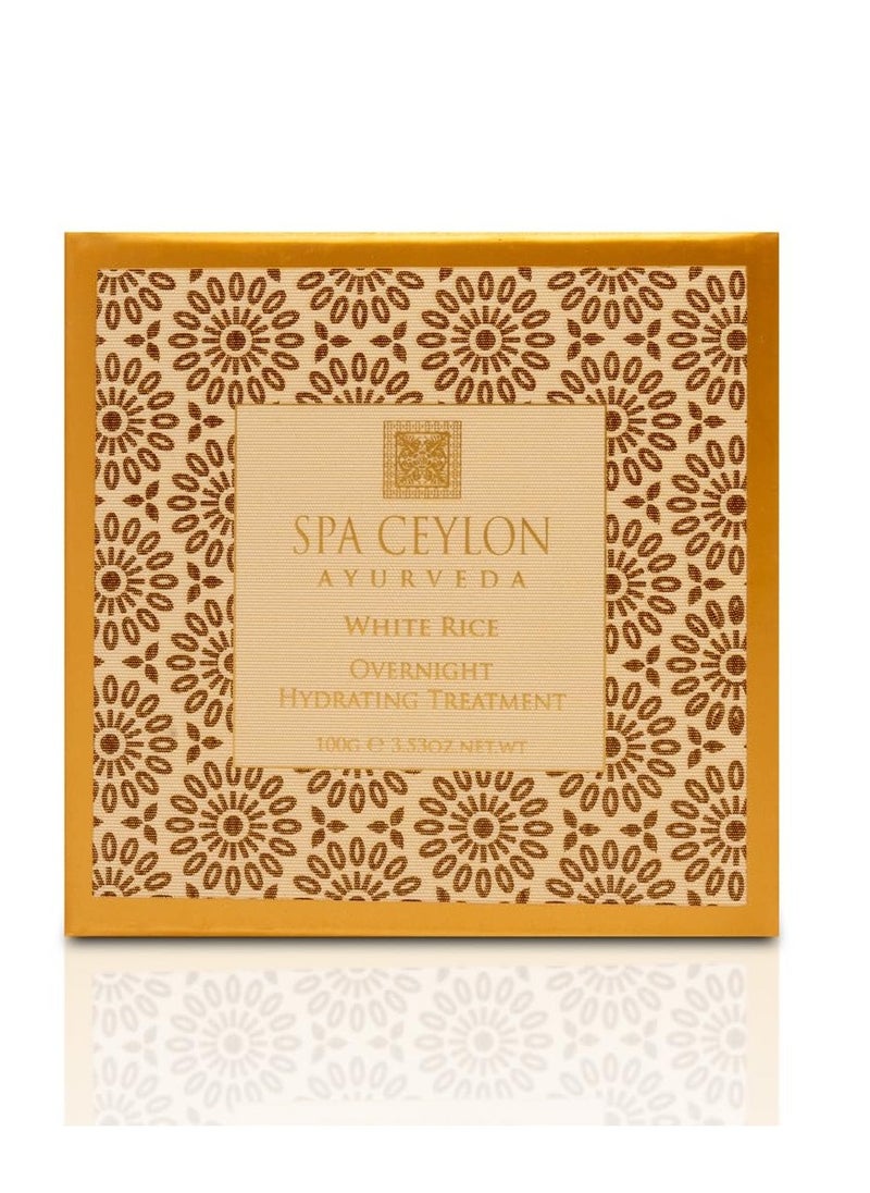 spa ceylon SPA CEYLON White Rice Overnight Hydrating Treatment | Best for normal to dry & sensitive skin types  - Image 2