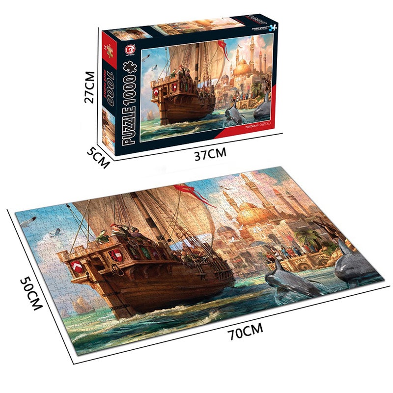 1000-Piece Jigsaw Puzzle Set - Image 2