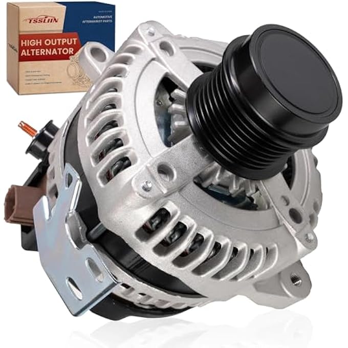 TSSLIIN High Output Alternator For/Toyota Camry 2007-2009, Corolla 2009-2010, Matrix 2009-2013 For/Pontiac Vibe 2009-2010 For/Scion xB, L4 2.4L, Upgraded 100A 12V CW 7-Groove 27060-0H110 VND0396 - Image 1