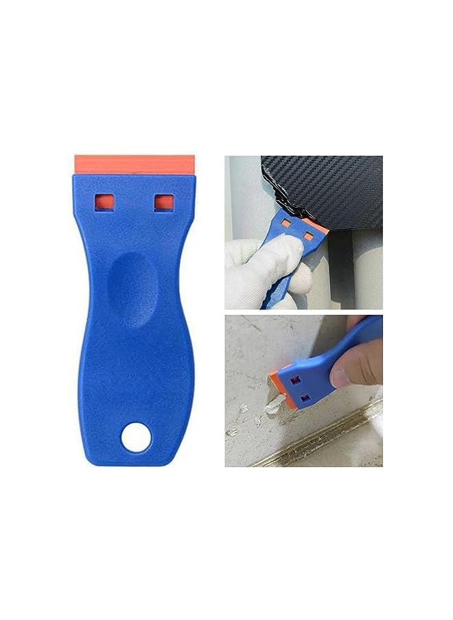 PROMASS promass Plastic Razor Blade Scraper, 1.5" Plastic Razor Scraper, Scraper Tool With 10pcs Plastic Blades, Cleaning Scraper Remover For For Labels Decal, Stickers, Window Cleaning  - Image 3