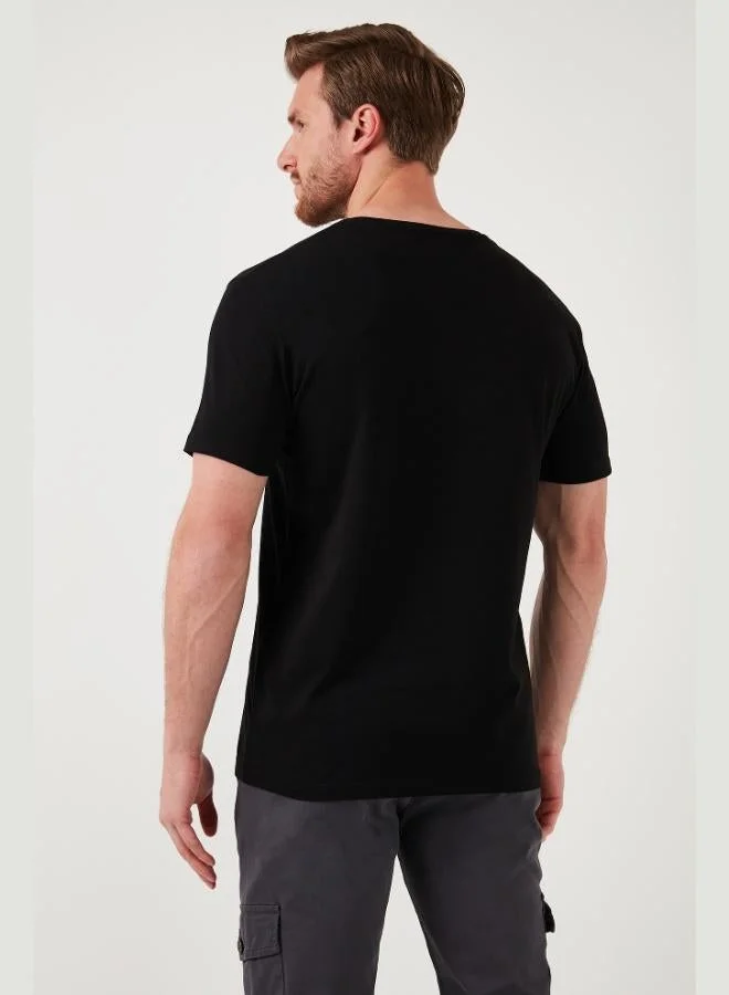 Buratti  Buratti Cotton Slim Fit Crew Neck T Shirt Men's T SHIRT 646R7930 for Men | Best Price UAE