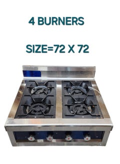 Generic Commercial Gas Cooking Stove Outdoor Kitchen Free Standing Stove 4 High Power Burner 