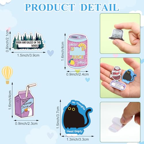 Chivertion 400 Pcs Funny Stickers for Adults Waterproof Vinyl Sarcastic Stickers Meme Decals for Water Bottles Laptop Phone Hard Hats Journal Scrapbook - Image 5
