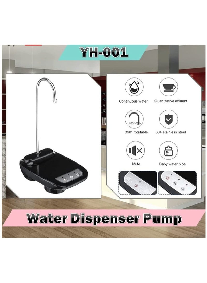 مضخة مياه كهربائية محمولة قابلة لإعادة الشحن بدون سلك بسعة جالون واحد مع مفتاح تشغيل - Image 5