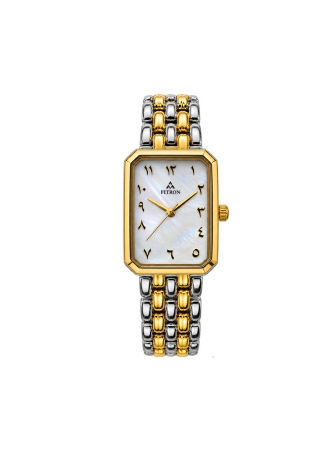 FITRON No. 6051L  — Japan Quartz Stainless Steel Watch - Image 1