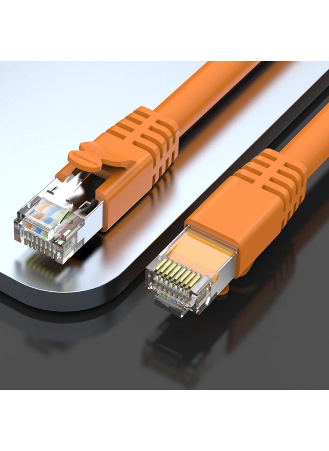 Choseal/Akihabara Class Six Shielded Network Cable CAT6 Gigabit Broadband Router Computer Network Jumper-Color:Sftp Category 6 Network Jumper-orange Qs5061c-Line Length:5m  - Image 1