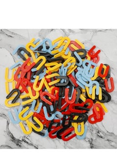 Y&D 400PCS Plastic Shims Set, Horseshoe Shims, U Shaped Tile Spacers, Versatile Leveling and Alignment Tools, Includes Blue, Red, Yellow, Black  - Image 2