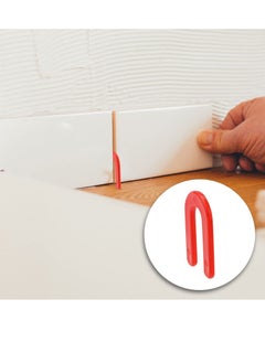 Y&D 400PCS Plastic Shims Set, Horseshoe Shims, U Shaped Tile Spacers, Versatile Leveling and Alignment Tools, Includes Blue, Red, Yellow, Black  - Image 3