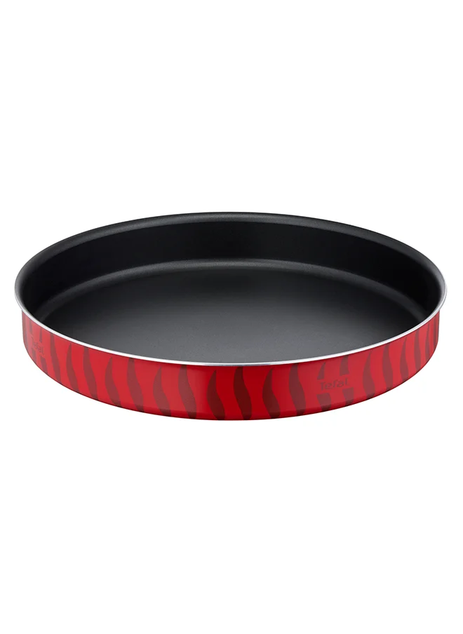 Tefal TEFAL Baking Pans | Les Spécialistes | 2-Piece Set | Kebbe Dishes | 28/30 cm | Non-Stick Coating | Aluminum | Heat Diffusion | Easy Cleaning | Red | Made in France | 2 Years Warranty