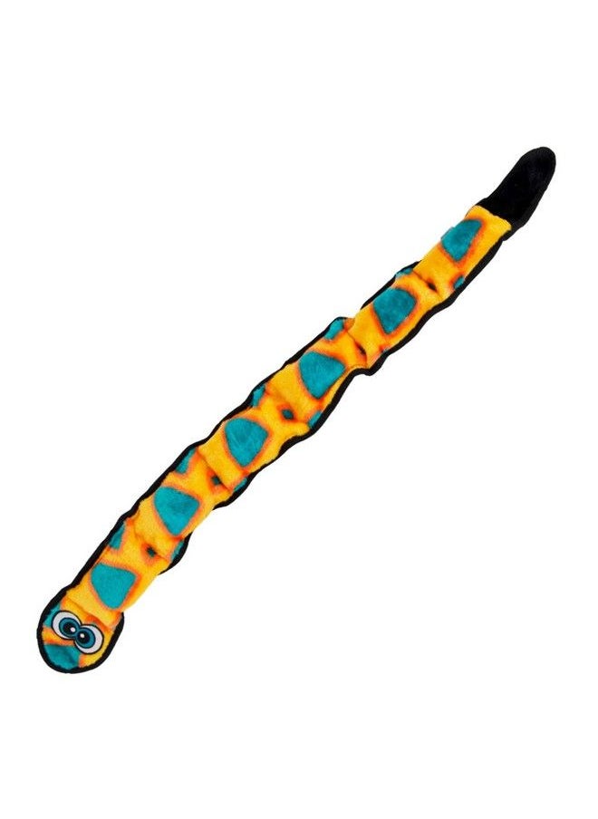 outward hound - Invincibles Blue Snake Plush Dog Toy Xl - Image 1