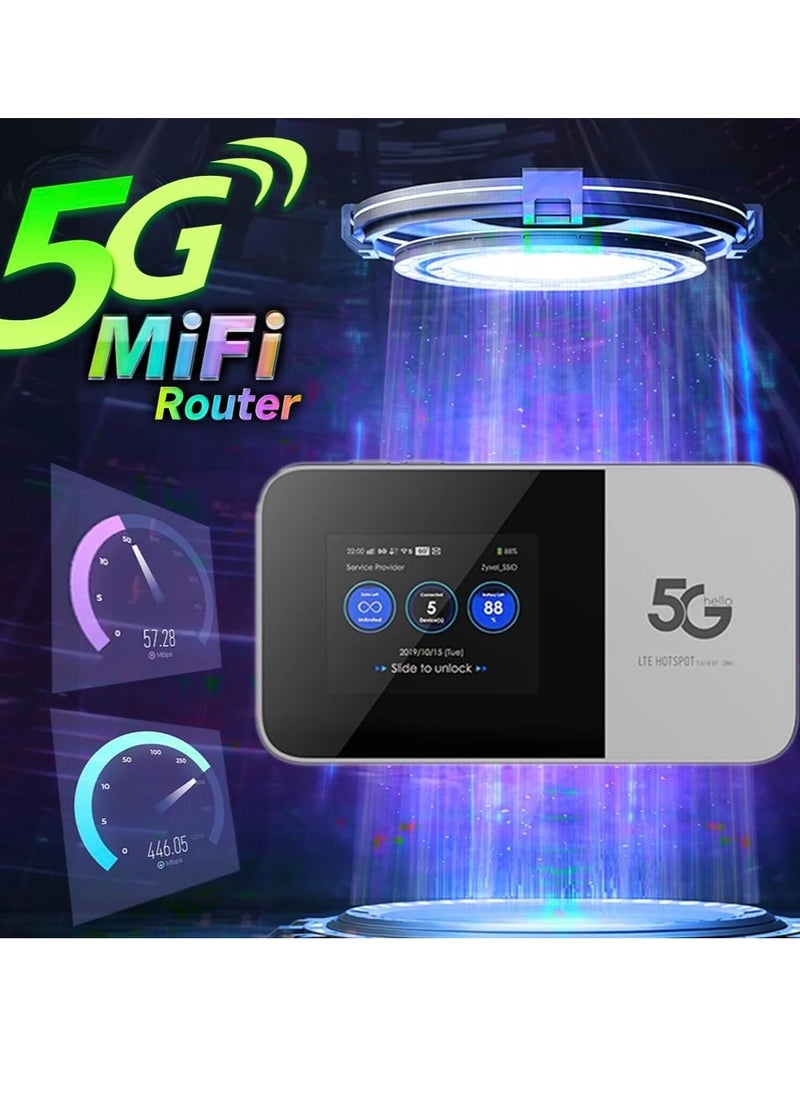 General - Portable SIM Wi-Fi Device Mobile 5G Router Mobile Portable 5G MiFi - Image 1