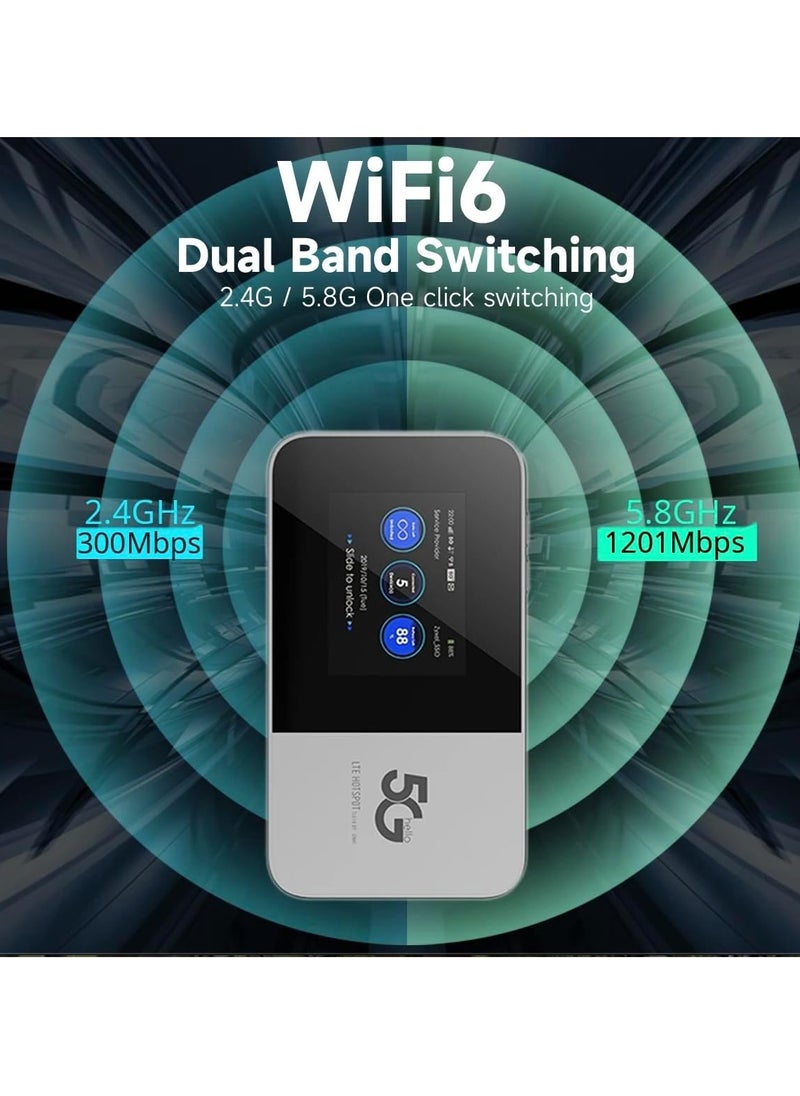 General - Portable SIM Wi-Fi Device Mobile 5G Router Mobile Portable 5G MiFi - Image 1