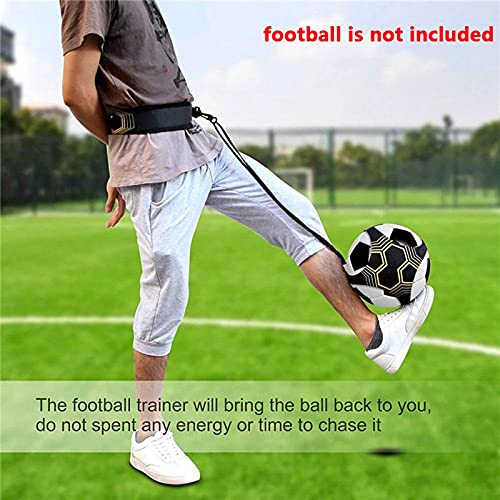 Taeku Soccer Trainer Adjustable Football Kick Training Equipment Control Skills Waist Practice Belt Volleyball Rugby Trainer Aid Universal Fits Size 3, 4, 5 Footballs for Kids Teens - Image 5
