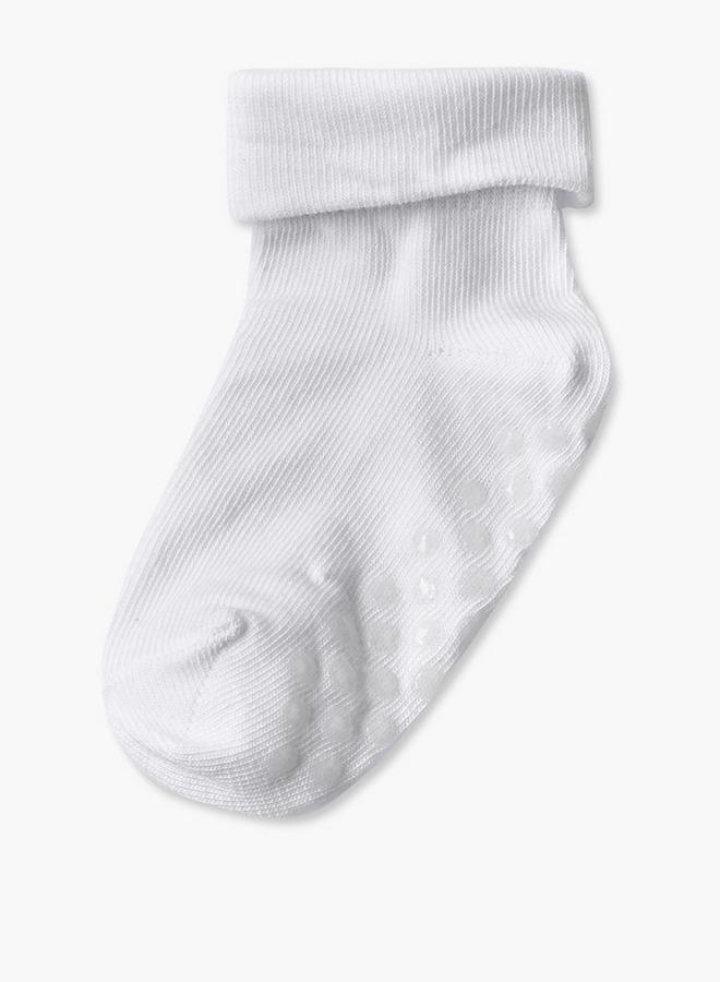 Barefeet Pack Of 5 Cotton Ankle Length Baby Girls Socks - Image 3