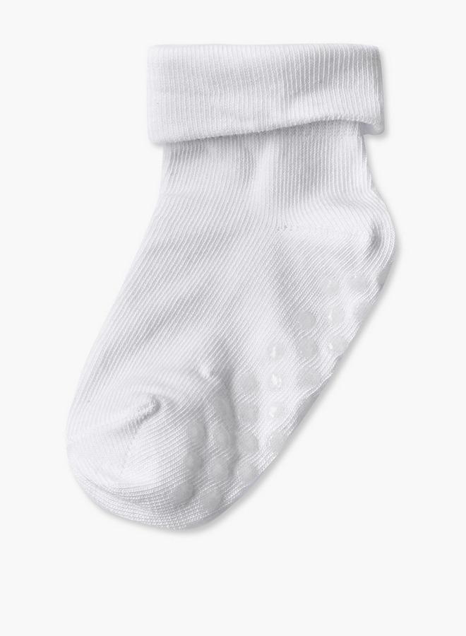 Barefeet Pack Of 5 Cotton Ankle Length Baby Girls Socks - Image 2