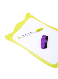 Deli A4 Size Dry Erase White Board With Marker And Eraser Assorted Colours  - Image 2