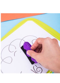 Deli A4 Size Dry Erase White Board With Marker And Eraser Assorted Colours  - Image 4