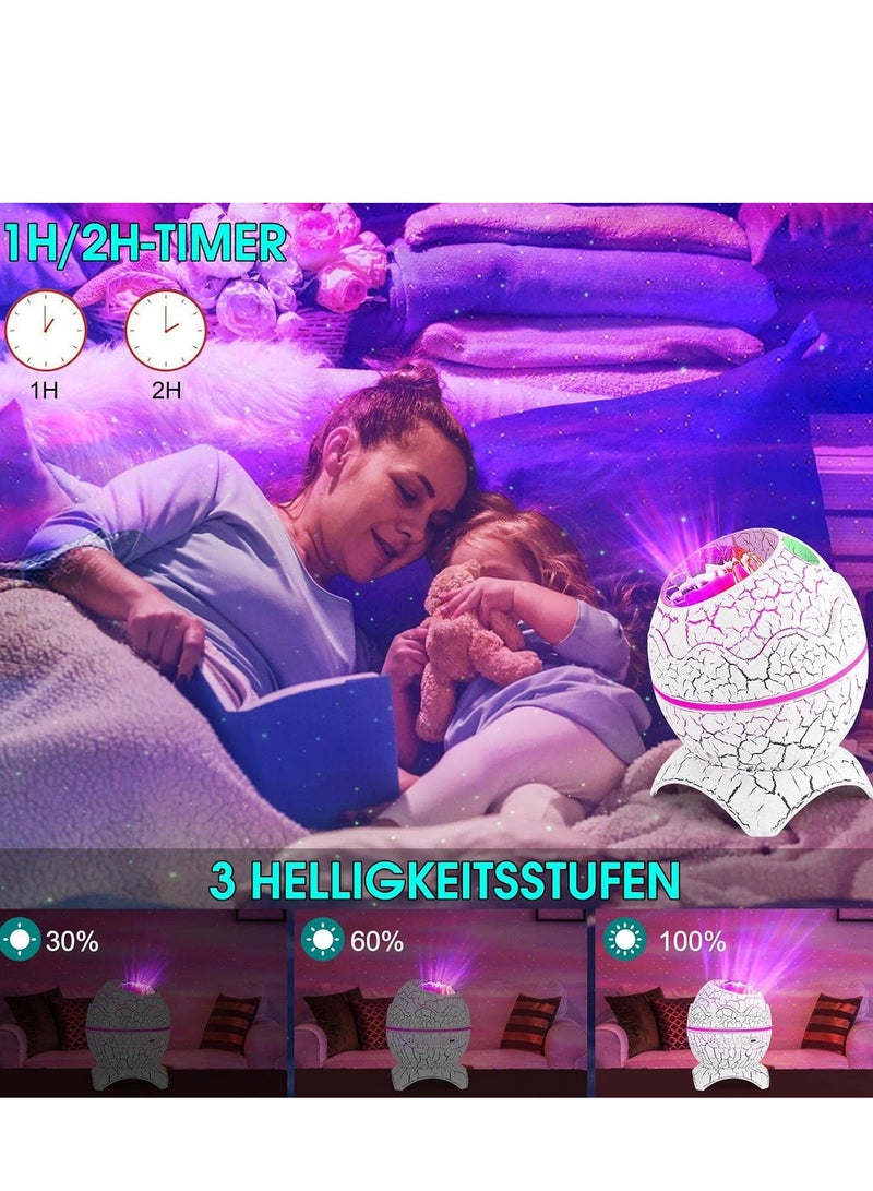 ELTRAZONE LED Starry Sky Projector – Galaxy Planetarium Projector with Remote Control, Bluetooth Speaker, and White Noise - Image 2