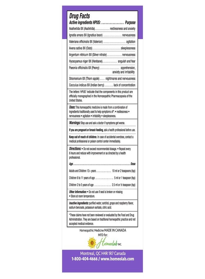 Real Relief شراب مهدئ حقيقي للإغاثة، تركيبة طبيعية لا تسبب النعاس - Jarabe Homeopatico Relajante para Estrés e Insomnio، 3.4 أونصة سائلة - Image 4