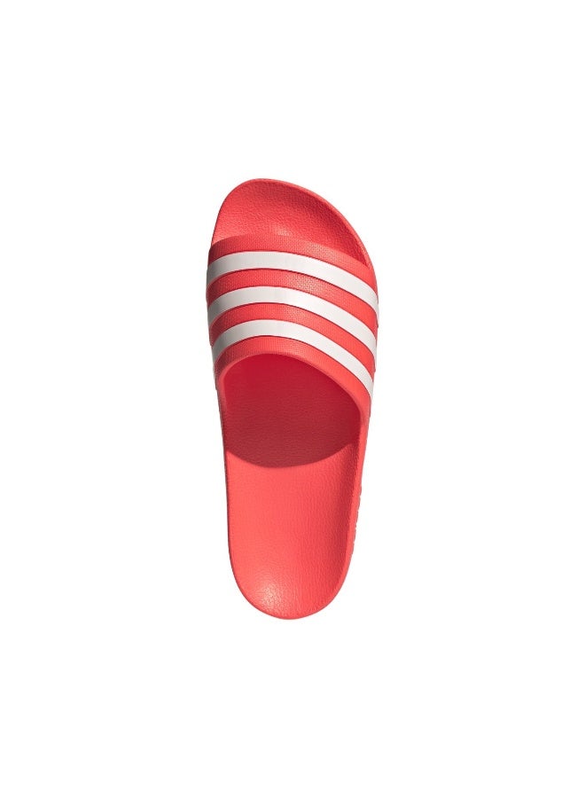 اديداس أديليت أكوا صنادل/شباشب رياضية حمراء 4 - Image 3