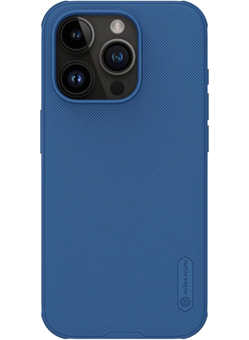 Nillkin Nillkin High Quality Super Frosted Shield Pro For Apple iPhone 15 Pro Max (Without Logo cutout) Blue  - Image 1
