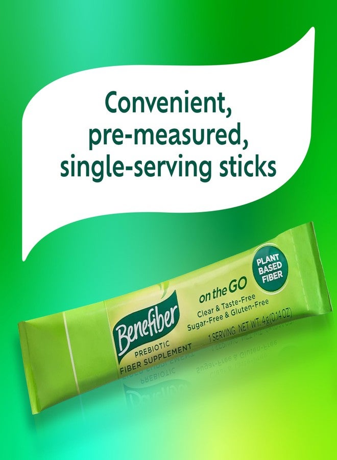 Benefiber On The Go Prebiotic Fiber Supplement Powder for Digestive Health, Daily Fiber, Unflavored - 72 Sticks - Image 2