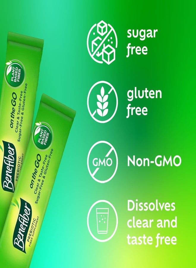 Benefiber On The Go Prebiotic Fiber Supplement Powder for Digestive Health, Daily Fiber, Unflavored - 72 Sticks - Image 4