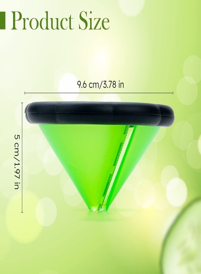 TXIN Carrot Curler and Peeler, Green Carrot Spiral Shred Slicer Root Vegetables Fruits Slicer Sharpener Garnishing Tool - Image 2