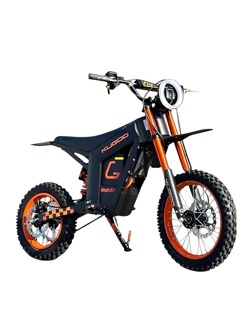 KugooKirin Wish 01 Electric Bike, 1500 watt Brush less motor, 48V 21ah, with Hydraulic Brakes, max load 120 kg, 20-35-50 km speed, with Gifts Helmet & Vest.  - Image 1