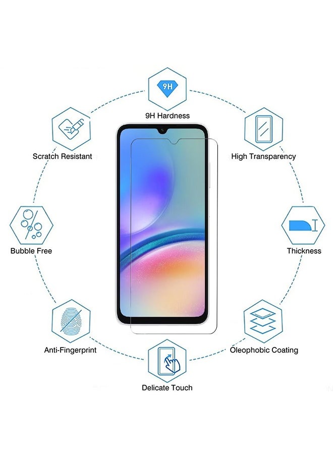 X-level - 2 Pack Tempered Glass Screen Protector for Samsung Galaxy A05s 4G with Comfortable Touch Feeling,Easy Clean Install, Transparent Anti-scratch Anti-drop Anti-fingerprint Phone Display Cover Accessory - Image 1