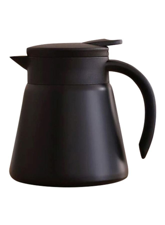 High Quality Double-Layer Thermal Insulation Teapot Black 600Ml- Ideal for Home & Office Use for Both Iced & Hot Drinks - Image 3