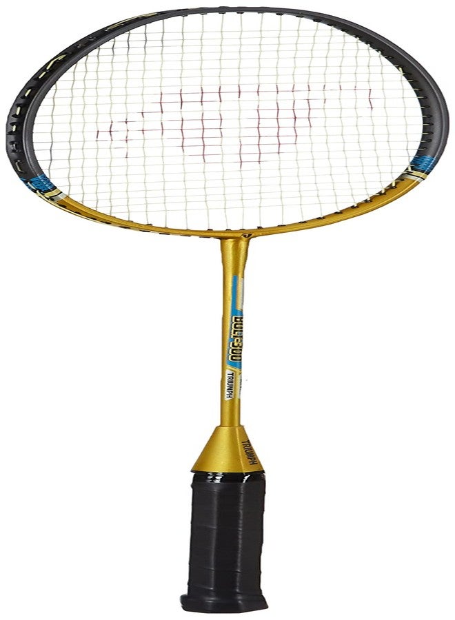 ترايامف مضرب تنس الريشة خفيف الوزن من مادة الجرافيت المركبة من تريومف بولت، مع حقيبة تنس الريشة ذات حجرة واحدة من ستار-3 آر، لون أصفر - Image 2