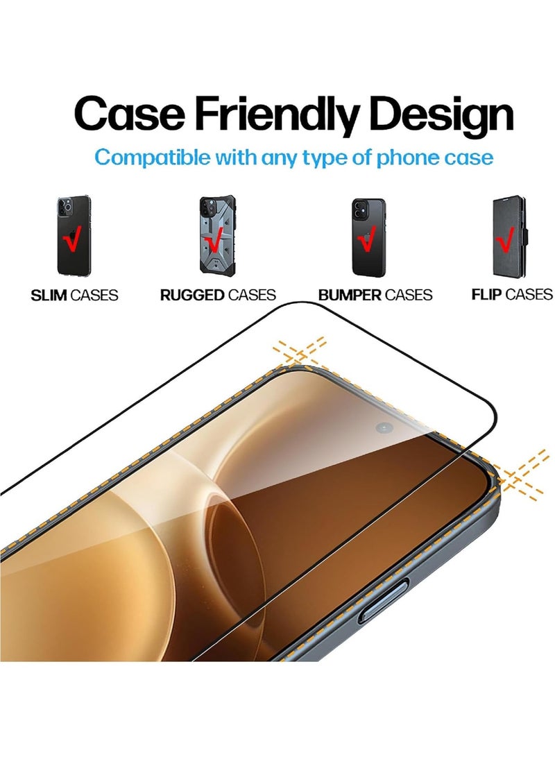 general [3-Pack] Screen Protector Compatible with Vivo X300 Pro High-Transmittance Flexible Glass Ultra-Thin Case-Friendly High-Sensitivity Scratch-Resistant Bubble-Free Tempered Glass - Image 3