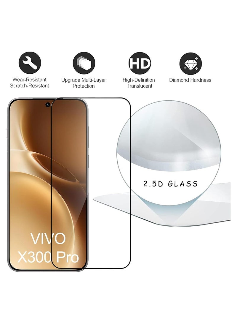 general [3-Pack] Screen Protector Compatible with Vivo X300 Pro High-Transmittance Flexible Glass Ultra-Thin Case-Friendly High-Sensitivity Scratch-Resistant Bubble-Free Tempered Glass - Image 2