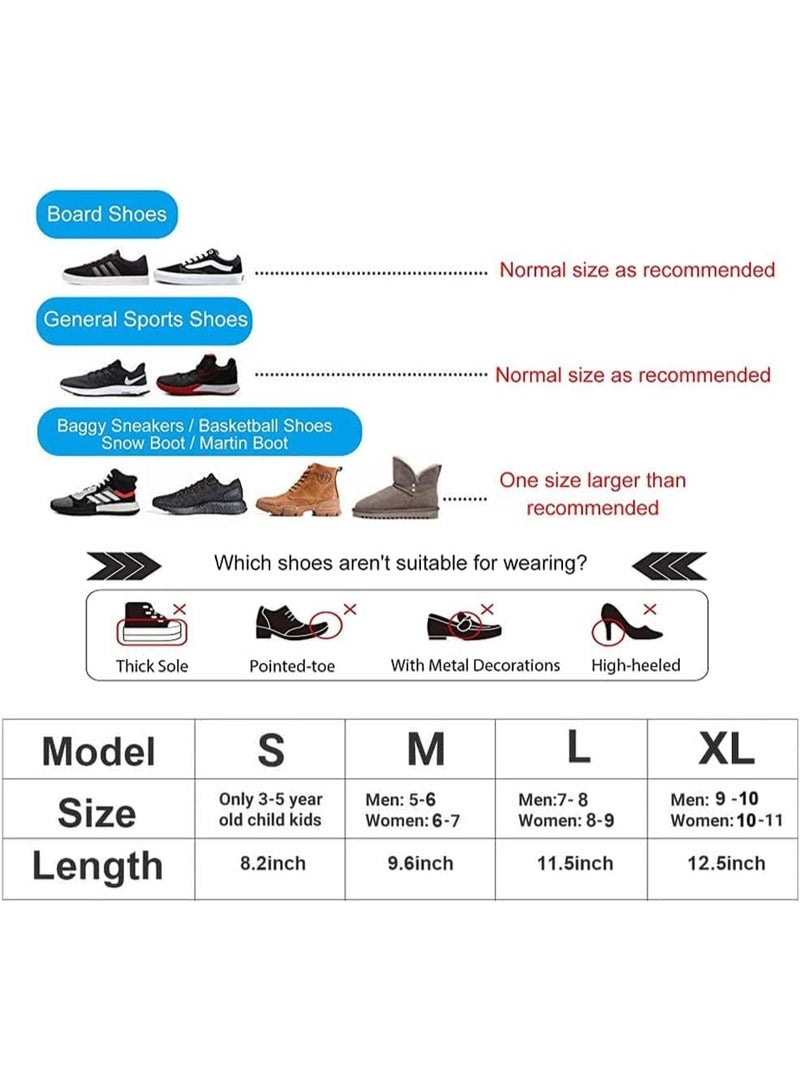 Waterproof Shoe Covers, Non-Slip Water Resistant Overshoes Silicone Rubber Rain Shoe Cover Protectors for Kids, Men, Women (Medium, Gray) - Image 5