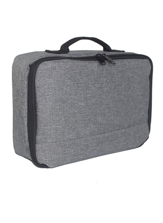 Beauenty Portable Grey Projector Storage Bag Case Universal Carrying Bag Travel Storage Organizer for Projectors and Accessories - Image 1