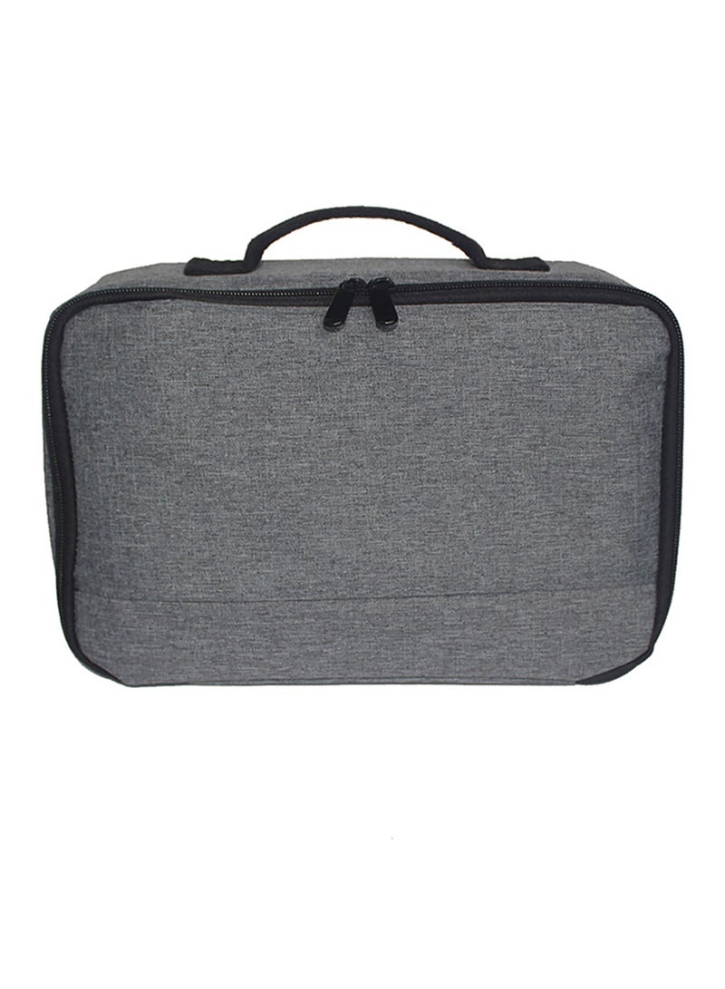 Beauenty Portable Grey Projector Storage Bag Case Universal Carrying Bag Travel Storage Organizer for Projectors and Accessories - Image 3