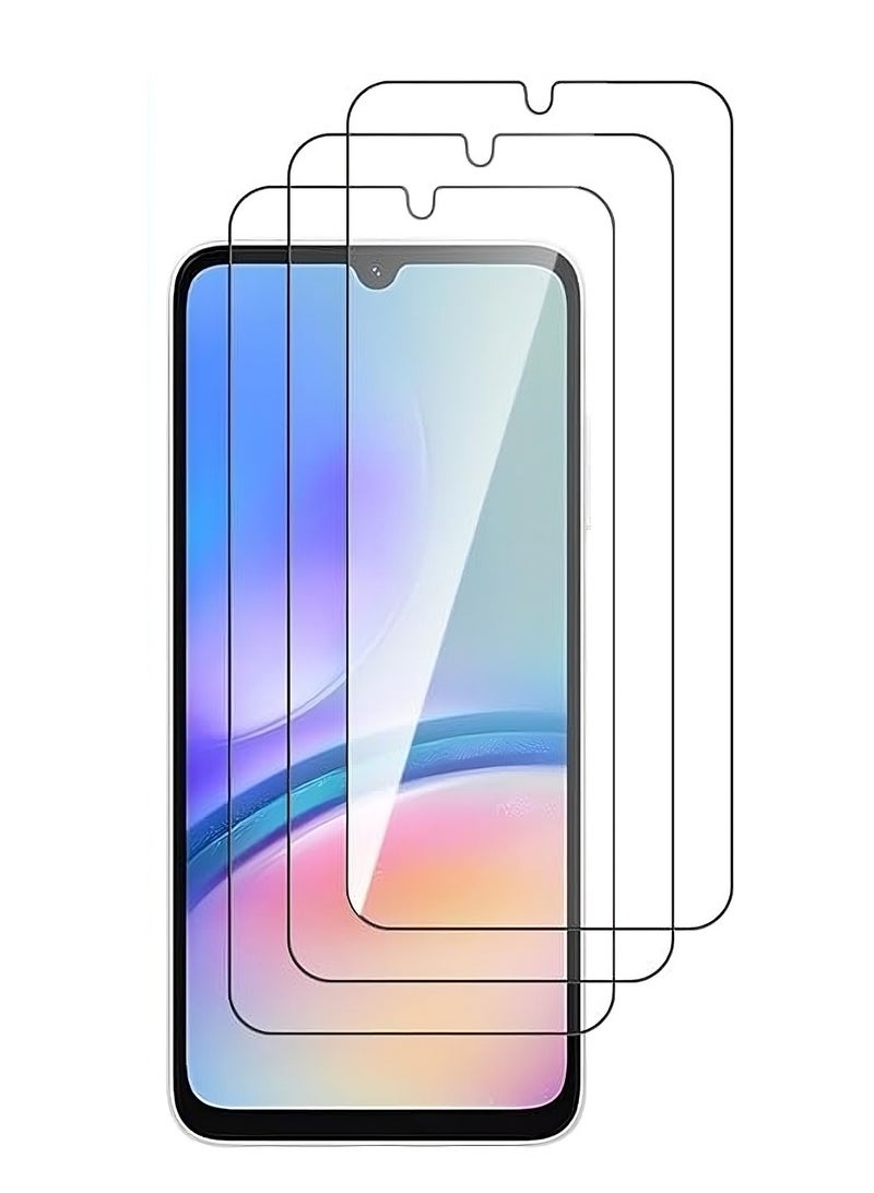 بورتوني واقي شاشة سامسونج جالاكسي A06 مقاوم للخدش، زجاج مقسى فائق الوضوح مقاوم للكسر ومضاد للخدش، واقي شاشة لهاتف سامسونج جالاكسي A06 - Image 1