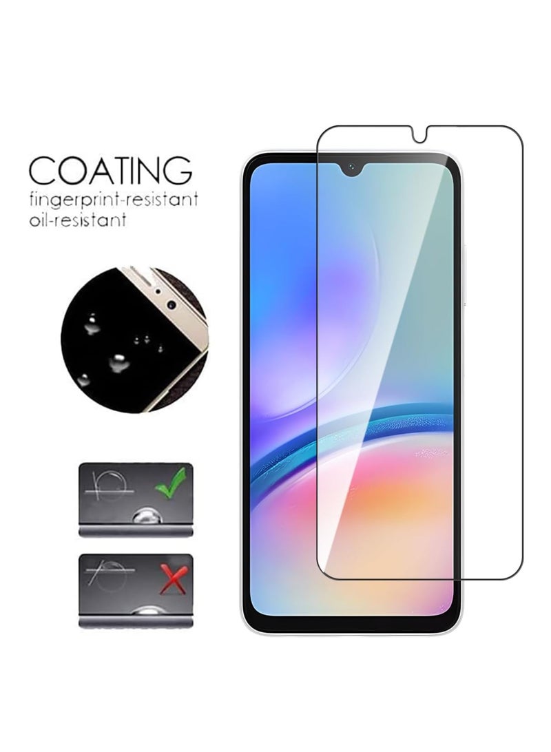 بورتوني واقي شاشة سامسونج جالاكسي A06 مقاوم للخدش، زجاج مقسى فائق الوضوح مقاوم للكسر ومضاد للخدش، واقي شاشة لهاتف سامسونج جالاكسي A06 - Image 2