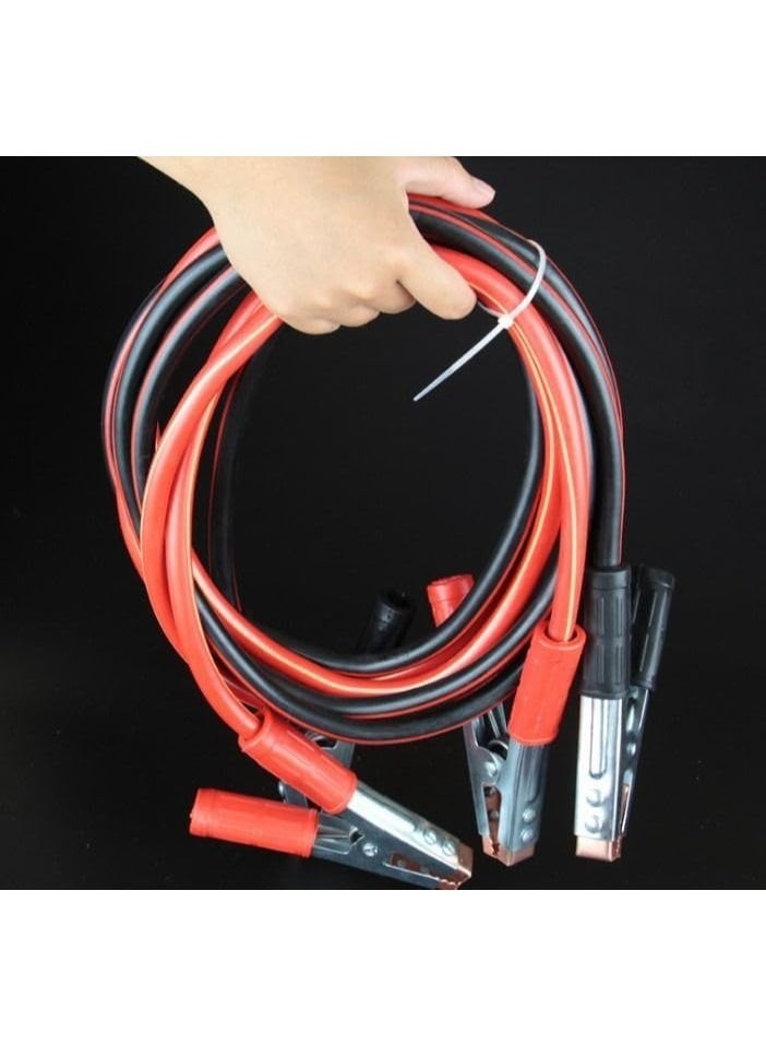 كابل توصيل بطارية احترافي 2000 أمبير - نحاس نقي 100% للأعمال الشاقة - مزود بـ كلبسات ذكية للأمان - سلك جبار لتقويمة السيارات، الميكروباصات، والشاحنات (قطعة واحدة) - Image 3