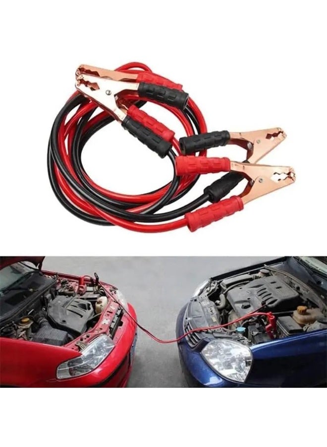 كابل توصيل بطارية احترافي 2000 أمبير - نحاس نقي 100% للأعمال الشاقة - مزود بـ كلبسات ذكية للأمان - سلك جبار لتقويمة السيارات، الميكروباصات، والشاحنات (قطعة واحدة) - Image 2