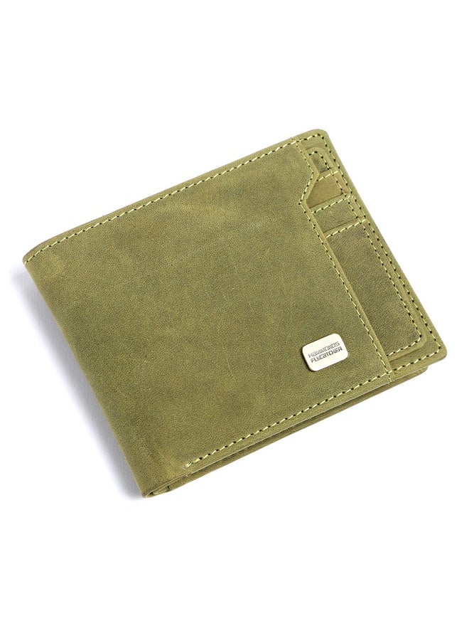 HAMMONDS FLYCATCHER Genuine Leather Wallet for Men - RFID Protected Leather Purse for Men, Money Purse for Men, Bi-Fold Wallet - 6 Card Slots, 1 Card Case, Coin Pocket, Hidden Pockets - Moss Green - pzsku/ZE36FEF2C5F21467FD708Z/45/_/1737720857/5a4aceb5-c08f-40f1-af9c-0e09fc5a7cef