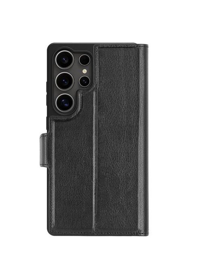 DBRAMANTE1928 Oslo Pro Galaxy S25 Ultra Wallet Case - Black - Image 1