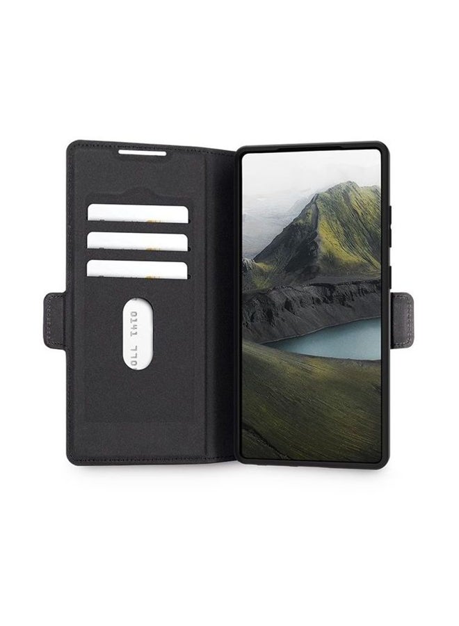 DBRAMANTE1928 Oslo Pro Galaxy S25 Ultra Wallet Case - Black - Image 3