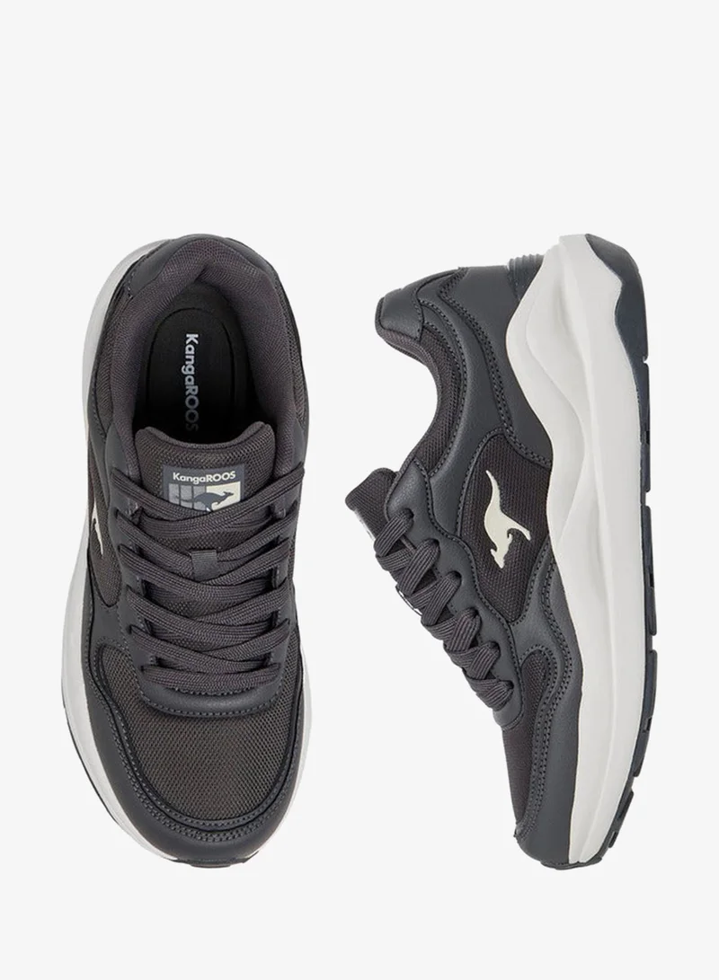kangaROOS Women's Panelled Sports Shoes with Lace-Up Closure