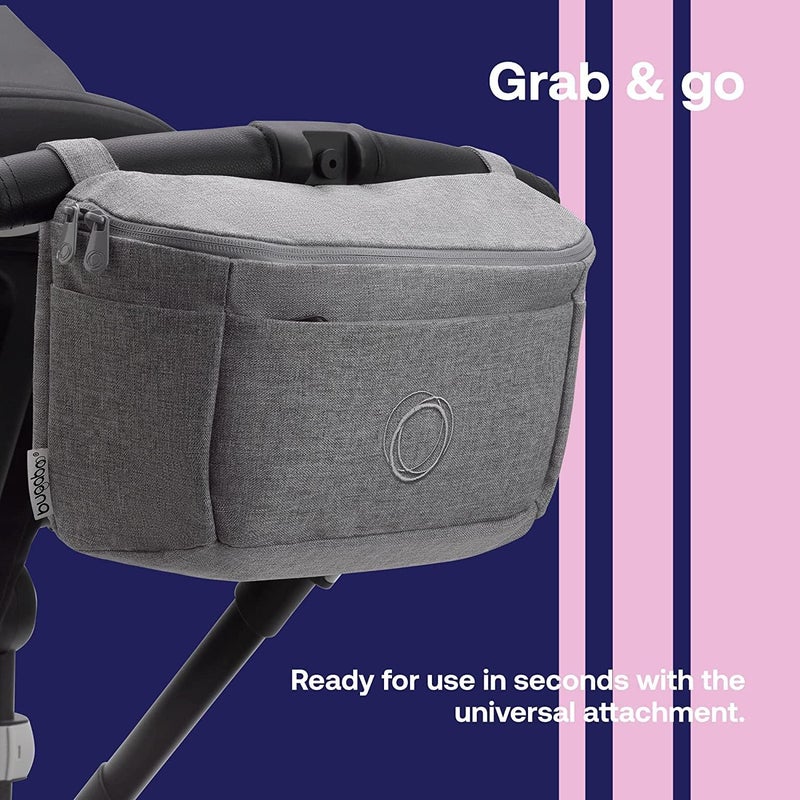 Bugaboo Organizer - Compact Multipocket Diaper Bag for Strollers - Midnight Black - Image 5